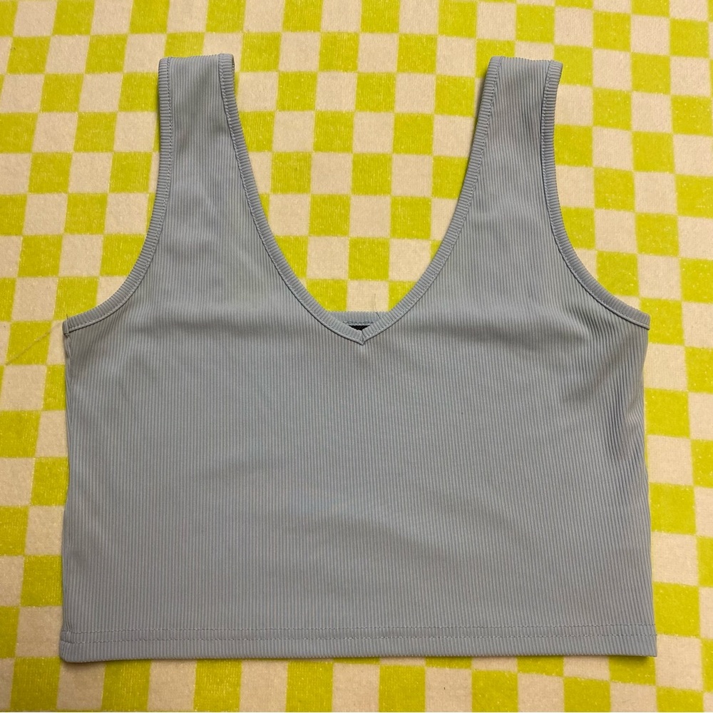 Blue Crop Top - Picture 2 of 7